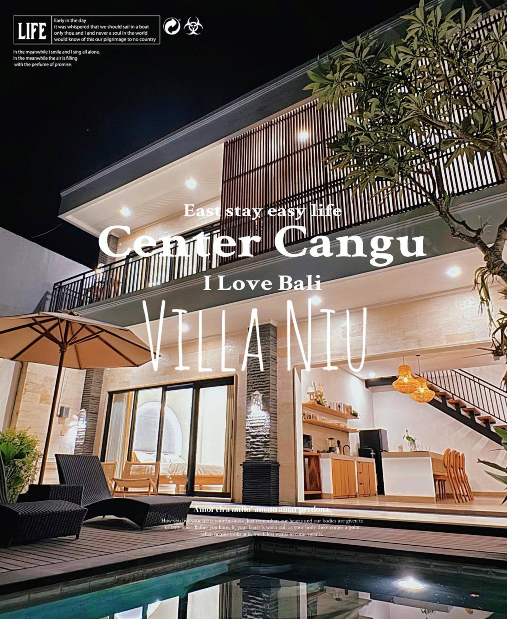 Villa Niu Center Canggu - Fattylion Экстерьер фото